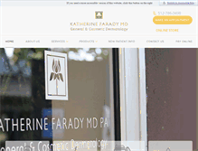 Tablet Screenshot of katherinefaradymd.com